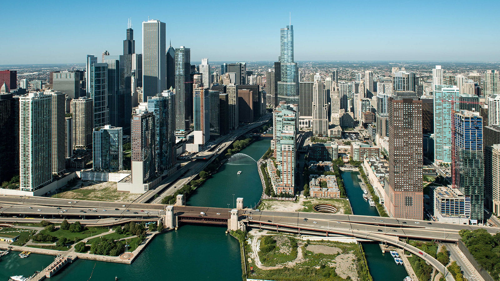 Photograph of Chicago skyline